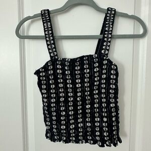 American Eagle Outfitters Floral Crop Top